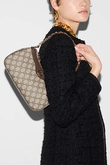 Кожаная сумка Gucci GG Ophidia 26x14 см   