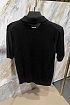 Мужское поло Stefano Ricci zip neck - Black