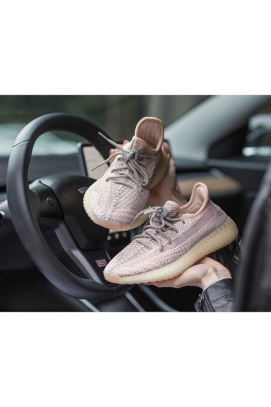 Кроссовки Adidas Yeezy Boost 350 V2 “Synth” Reflective - Pink