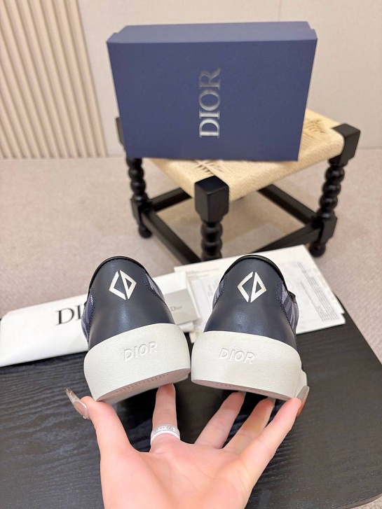 Мужские кроссовки Dior B101 Diamond  - Blue