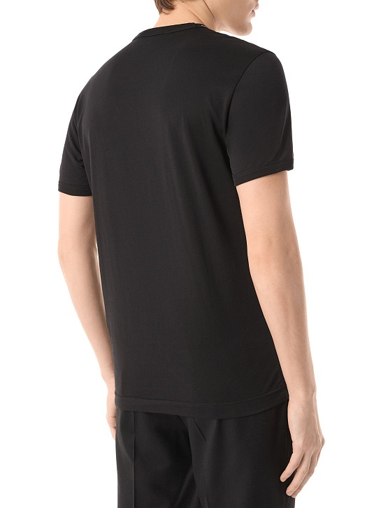 Мужская чёрная футболка Dolce & Gabbana Premium