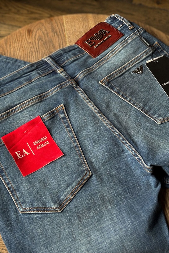 Мужские синие джинсы Emporio Armani