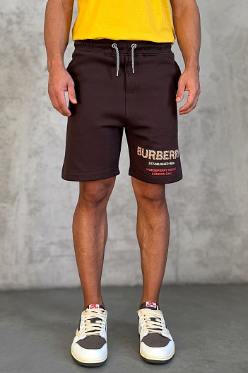 Мужские шорты Burberry Horseferry logo - Brown   