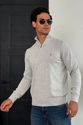 Мужская кофта Polo Ralph Lauren pony-embroidered - Grey   