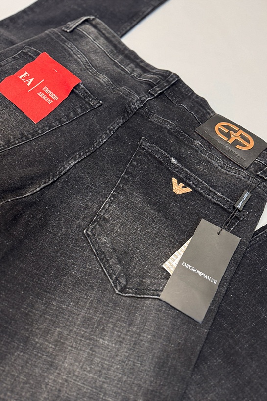 Мужские чёрные джинсы Emporio Armani