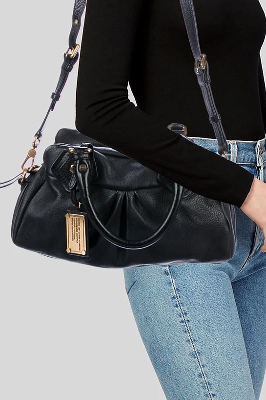 Женская сумка Marc Jacobs The Baby Groovee 32x19 см - Black