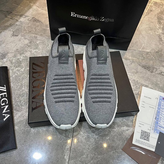 Мужские текстильные кроссовки Ermenegildo Zegna