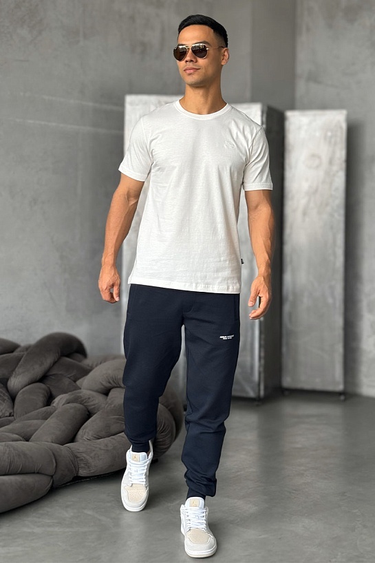 Мужская белая футболка Hugo Boss