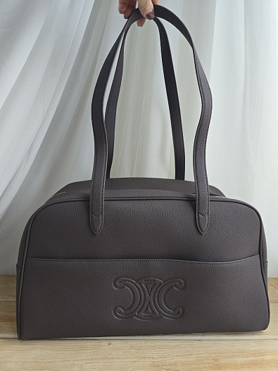 Кожаная сумка Celine Triomphe 44x26 см   