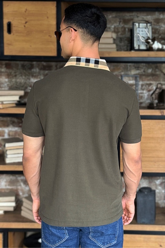 Мужское поло Burberry Premium - Green