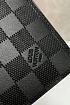 Кожаный кошелёк Louis Vuitton Damier Infini 12x9 см