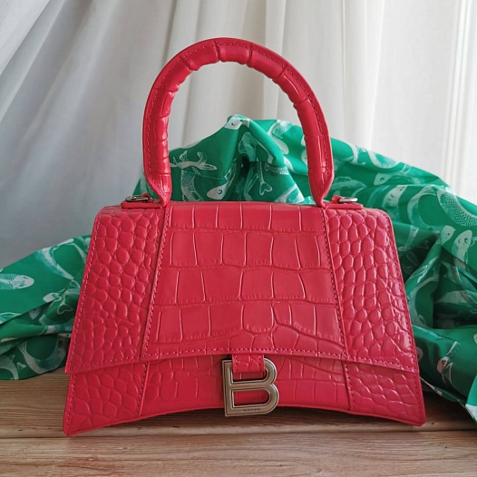 Кожаная сумка Balenciaga Hourglass S 23x14.5 см   