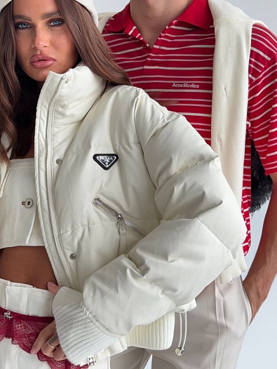 Женская куртка Prada premium - White   