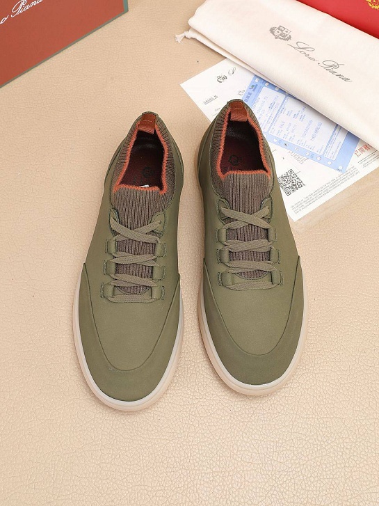 Мужские кроссовки Loro Piana Soho Walk - Khaki
