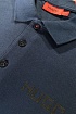 Мужское тёмно-синее поло Hugo Boss