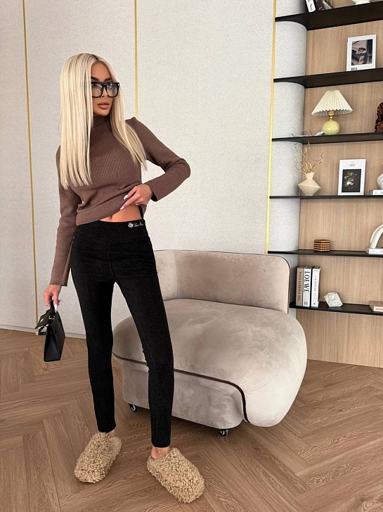 Женские утеплённые леггинсы Loro Piana Premium