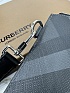 Чёрный клатч Burberry Premium 30x20x1.5 см