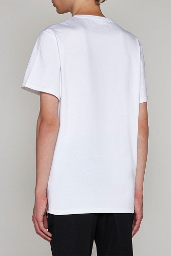 Футболка белого цвета Gucci Interlocking G   