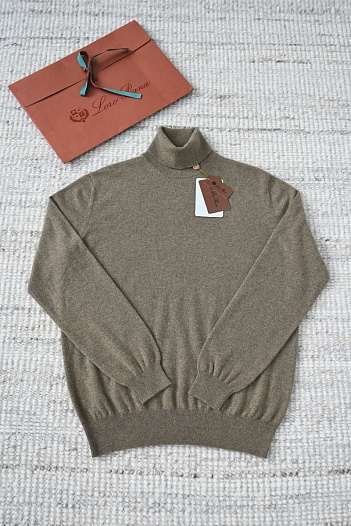 Мужская водолазка Loro Piana Premium - Autumn Green   