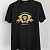 Чёрная футболка Versace Coupe Blason embroidered