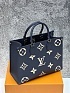 Женская сумка Louis Vuitton Onthego MM Premium 35x27x14 см - Navy