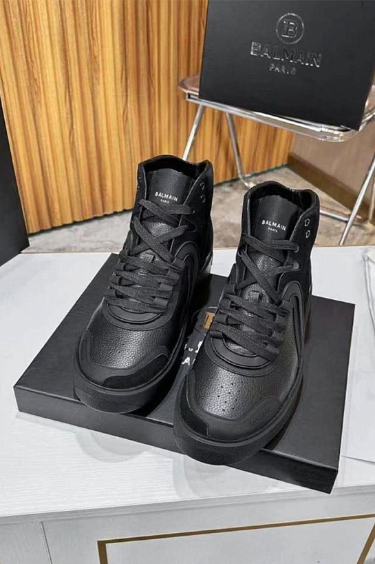 Кроссовки Balmain B-Skate High-Top - Black