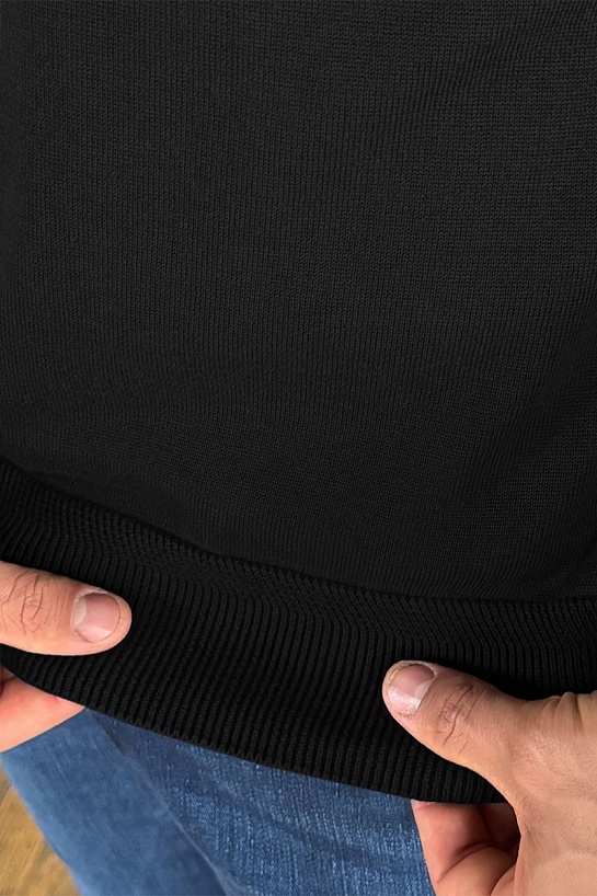 Мужской джемпер Burberry quarter-zip - Black