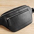 Кожаная сумка на пояс Montblanc 32x15 см