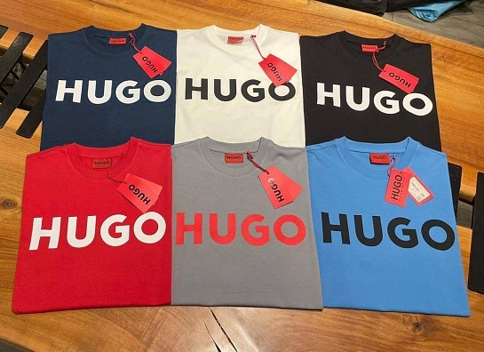 Мужская футболка Hugo Boss белого цвета