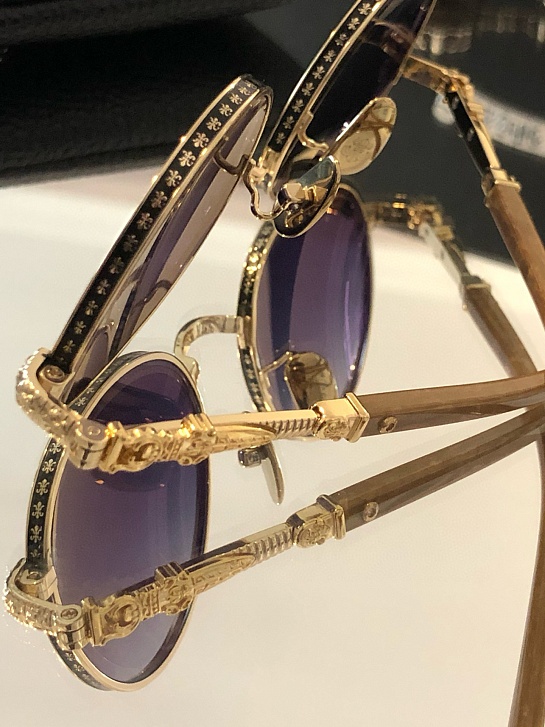 Солнцезащитные очки Chrome Hearts Metal Oval