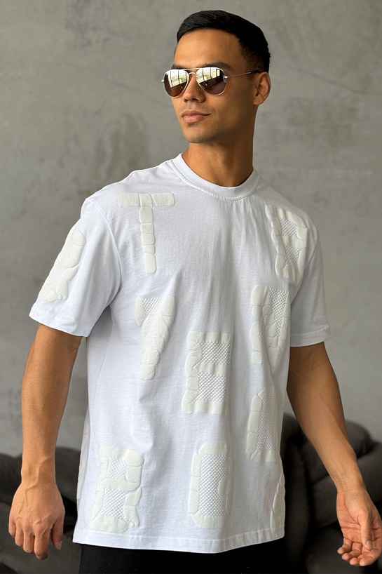 Белая оверсайз футболка Bottega Veneta