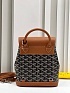 Женский рюкзак Goyard Alpin Mini Premium 23x19x9.5 см - Brown
