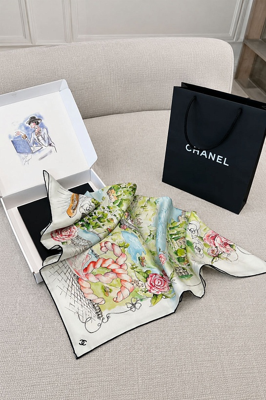 Платок Chanel premium 87x86 см