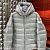 Мужской серый пуховик Moncler Pavin