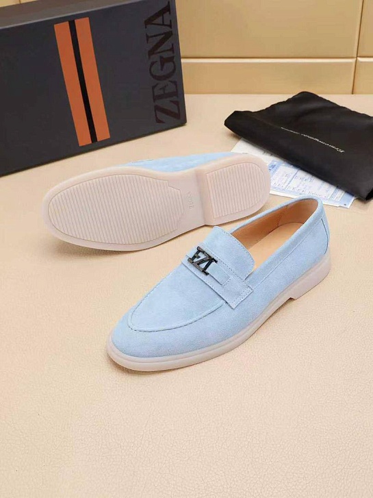 Мужские замшевые лоферы Ermenegildo Zegna