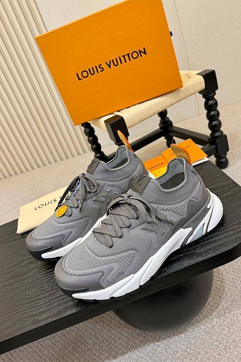 Мужские кроссовки Louis Vuitton Runner Tatic - Grey   