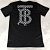 Мужская футболка Burberry TB logo on back - Black