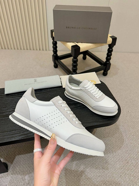 Мужские кроссовки Brunello Cucinelli low-top - White