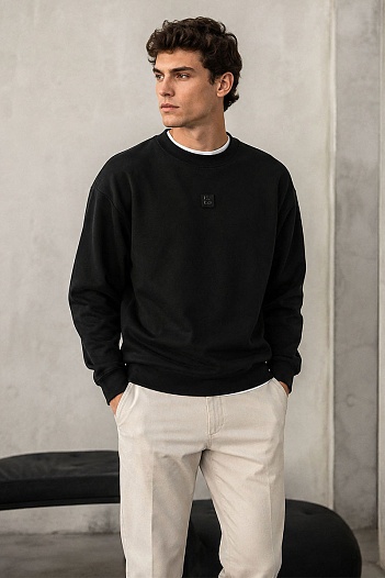 Мужской свитшот Hugo Boss Dettil - Black   