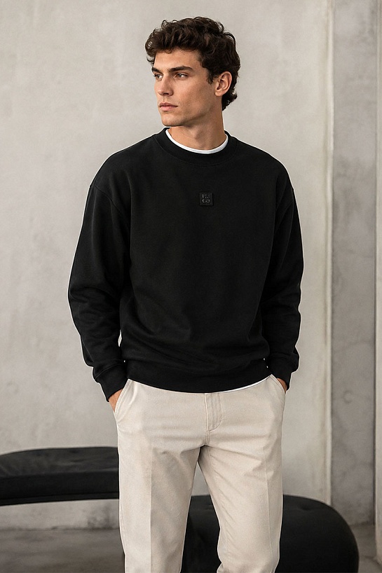 Мужской свитшот Hugo Boss Dettil - Black