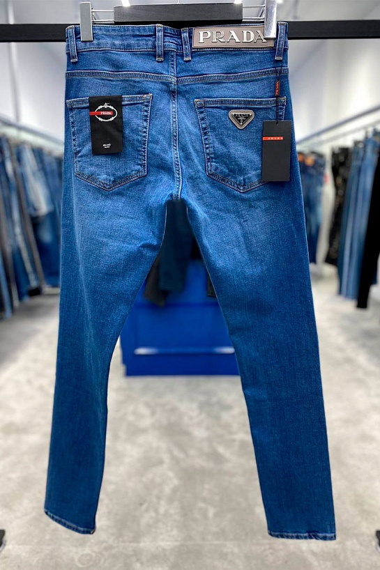 Мужские синие джинсы Prada