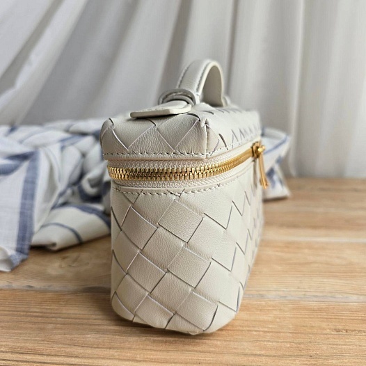 Женская сумка Bottega Veneta 20x11 см - White   