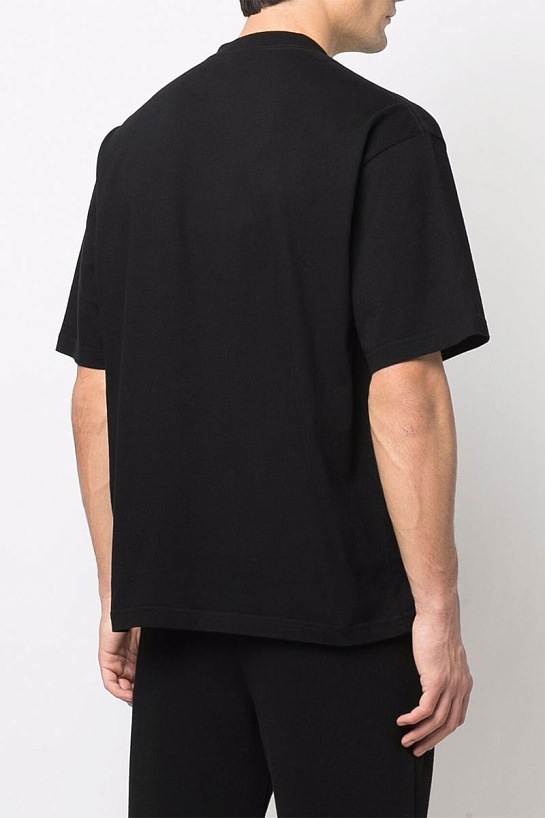 Чёрная оверсайз футболка Balenciaga