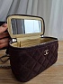 Замшевая косметичка Chanel 18x12 см
