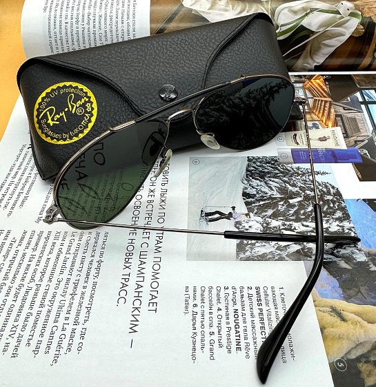 Солнцезащитные очки Ray-Ban Outdorsman - Green / Silver