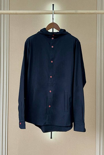 Мужская рубашка Kiton Premium - Royal Blue   