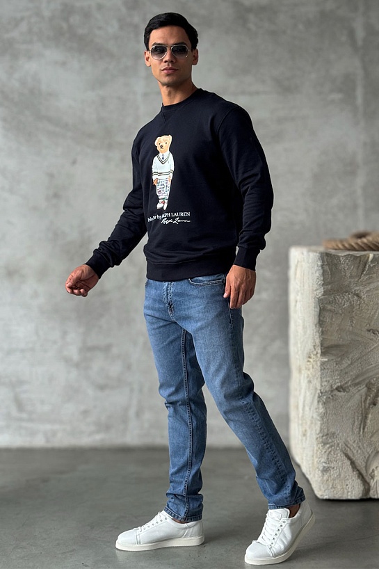 Тёмно-синий свитшот Роlо Ralрh Lаurеn "Bear"