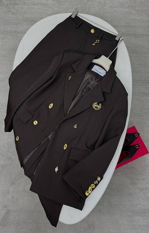 Женский костюм Schiaparelli premium - Brown