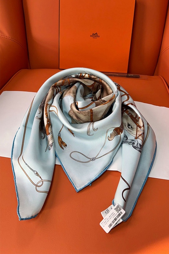 Платок Hermes Grand Galop premium 88x88 см