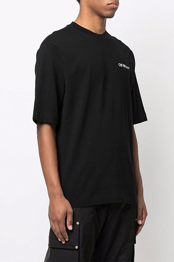 Чёрная оверсайз футболка Off-White Caravaggio Painting   